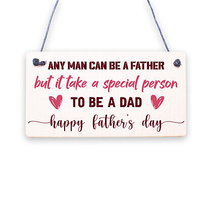 A Special Person To Be A Dad Wooden Plaque Fathers Day Present Wood Sign Gift