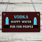 Vodka Novelty Sign Funny Friendship Alcohol Man Cave Bar Pub Hanging Plaque