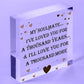 My Soulmate Loved You A Thousand Years Wooden Hanging Heart Valentines Day Gift