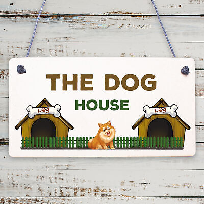 Funny Man Cave Sign THE DOG HOUSE Garage Pub Bar Sign Gift For Men Dad