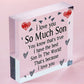 Son Card Birthday Christmas Wooden Heart Son Gifts From Mum Dad Keepsake Gift