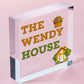 The Wendy House Hanging Summer House Garden Shed Decor Sign Home Gifts