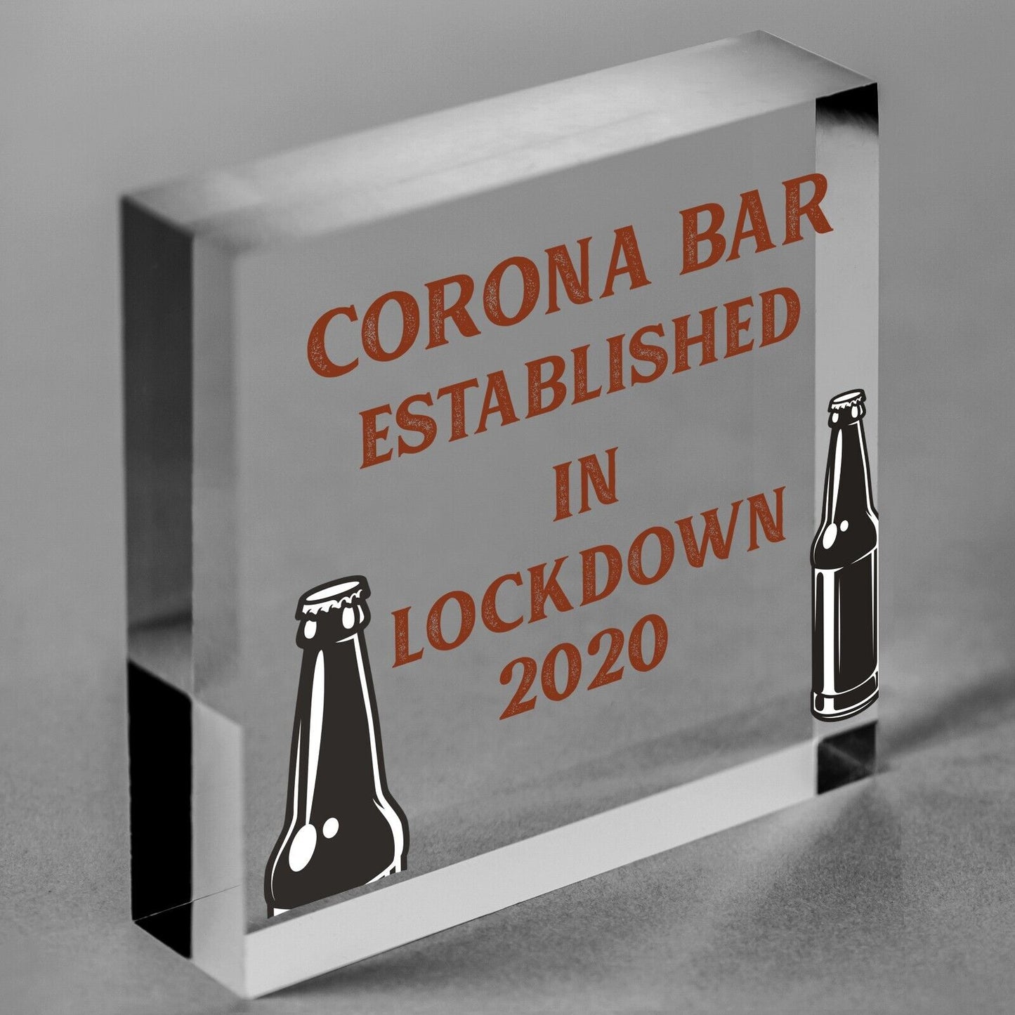 Funny Corona Bar Sign For Home Bar Garden Hanging Sign Alcohol Beer Gin Gift