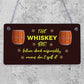 Vintage Whiskey Bar Plaque Sign Home Bar Pub Man Cave Birthday Gift For Him