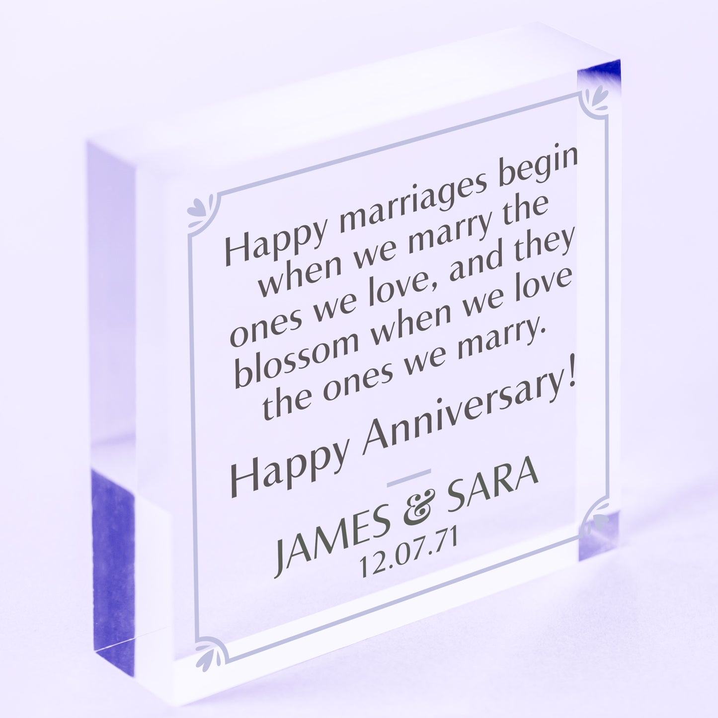 50th Wedding Anniversary Gifts Personalised Golden Wedding Anniversary 50 Years