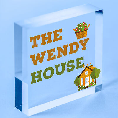 The Wendy House Hanging Summer House Garden Shed Decor Sign Home Gifts