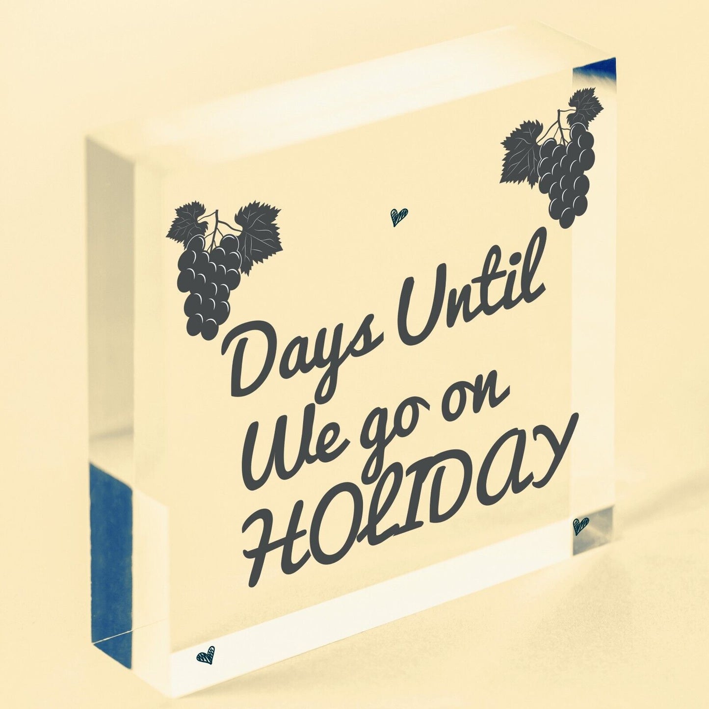 Chalkboard Days Until Holiday Countdown Sign Novelty Holiday Travel Accessories