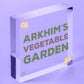 Vegetable Garden Personalised Hanging Allotment Greenhouse Garden Shed Sign