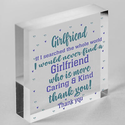 Valentines Gift For Her Girfriend Anniversary Card Heart Birthday Gift Thank You