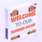 The Summer House Garden Sign Novelty Garden Shed Home Decor Gift For Garden