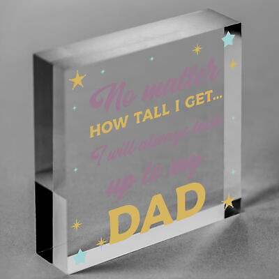 Daddy Dad Birthday Gifts From Daughter And Son Christmas Gifts For Men Wood Sign