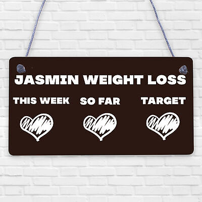 Best Weight Loss Tracker For Weight Loss Chalkboard Hanging Sign Gift For Friend