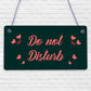 Please Do Not Disturb Therapist Hotel Man Cave Privacy Plaque Home Door Gifts