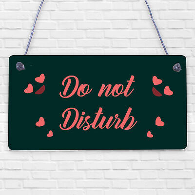 Please Do Not Disturb Therapist Hotel Man Cave Privacy Plaque Home Door Gifts