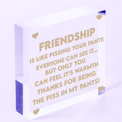 Best Friendship Gift Plaque For Special Friend Gifts For Women Engraved Ornament