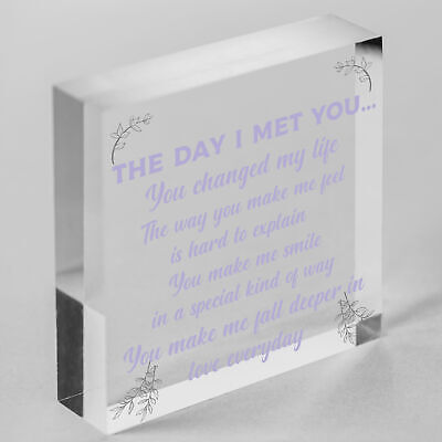 Anniversary Birthday Christmas Gift For Boyfriend Girlfriend Husband Wife Block