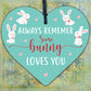 Some Bunny Loves You Novelty Wooden Hanging Heart Plaque Love Anniversary Gift