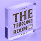 The Throne Room Toilet Bathroom Plaque Shabby Chic Ladies Gents Sign Funny Gift