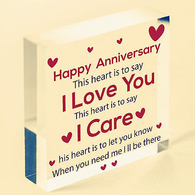 Anniversary Gift For Her Anniversary Gifts For Him Wood Heart Anniversary Cards