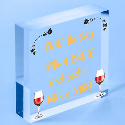 Funny Wine Gift Kitchen Bar Plaque Wine Lover Gift Alcohol Gift For Friend