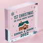 1st Christmas In New Home Bauble Acrylic Block 1st Christmas Xmas Decor