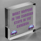 WHAT HAPPENS IN THE CARAVAN Funny Caravan Door Sign Home Decor Gift