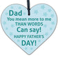 Dad Gifts For Fathers Day Wood Heart Dad Gifts From Daughter Son Love Gift