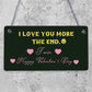 Valentines Gifts For Him Her LOVE YOU MORE Perfect Boyfriend Girlfriend Husband