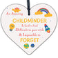 Childminder Leaving Gift Wood Heart Thank You Gift For Babysitter School Nursery