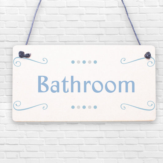 Loo Bathroom Signs Seaside Plaques Nautical Gifts Shabby Chic Vintage Home Decor