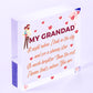 Memorial Gift For Grandad Acrylic Heart Christmas Memorial Decoration Gifts