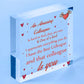 Colleague Leaving Gifts Thank You Gift Plaque Wooden Heart Sign Christmas Gift