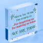 Thank You Tutor Teacher Mentor Support Wooden Heart Leaving Gift Plaque Sign