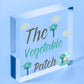 The Vegetable Patch Hanging Sign Garden Sign Summer House Plaque Shed Sign