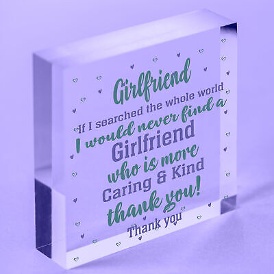 Valentines Gift For Her Girfriend Anniversary Card Heart Birthday Gift Thank You