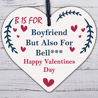 Funny Valentines Day Heart Gift For Boyfriend Rude Novelty Gift For Him Men