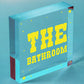 Bathroom Contemporary Plastic Decorative Hanging Plaque Wall Door Toilet Sign