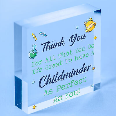 Childminder Perfect Thank You Gift BabySitter Hanging Plaque Nursery Sign Wood