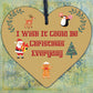 Wish Christmas Everyday Wooden Hanging Heart Plaque Xmas Tree Decoration Sign