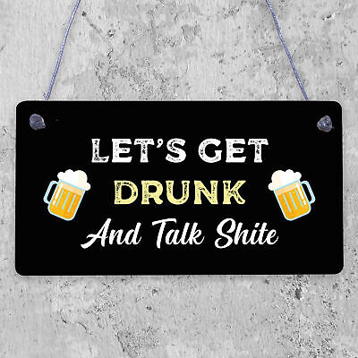 Rude Bar Sign For Home Bar Man Cave Pub Funny Alcohol Gift For Men