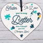 Special Sister In Law Gift Wooden Heart Plaque Friend Gift Birthday Thank You