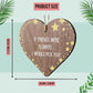 Best Friend Birthday Christmas Gifts For Women Wooden Heart Friend Ornament