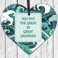 Great Grandad Gifts Engraved Heart Birthday Gift For Great Grandad Gift For Him