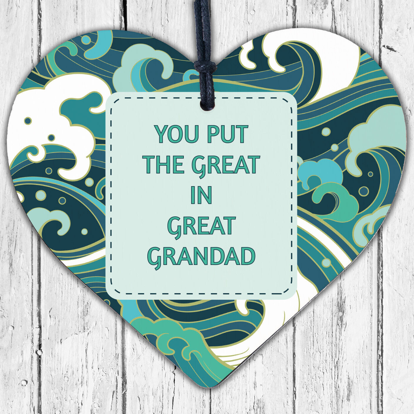Great Grandad Gifts Engraved Heart Birthday Gift For Great Grandad Gift For Him