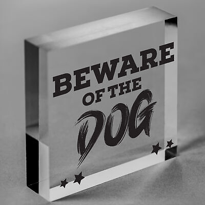 Beware Of The Dogs Novelty Wooden Hanging Shabby Chic Plaque Dog Owner Sign Gift