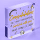 Congratulations On Your Graduation Wooden Heart Plaque Present Graduate Gifts