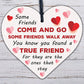 True Friend Poem Friendship Best Friends Gift Hanging Plaque Love Family Sign