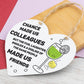 Chance Made Us Colleagues Gifts Heart Plaque Hanging Sign Friendship Friends