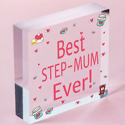 Best Step Mum Gifts Mirror Heart Gift For Mum Novelty Birthday Mothers Day Gifts