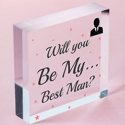 Will You Be My Maid of Honour Bridesmaid Flower Girl Best Man Wedding Request